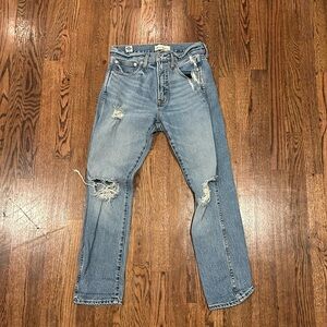 Gap - Cone - High Rise Slim Straight - Size 28